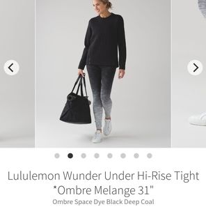 Lululemon ombre melange wunder under
